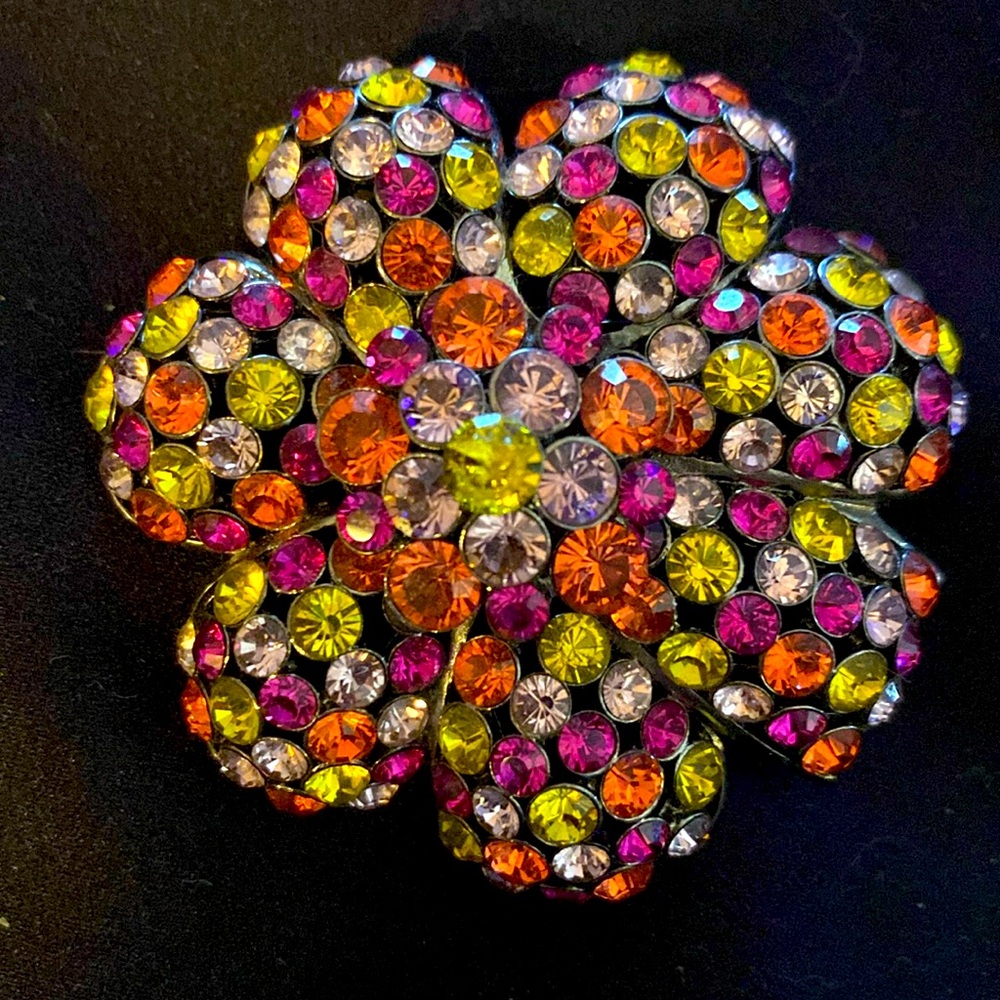 Joan Rivers Spring Flower Brooch